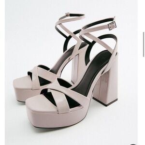 NWT Zara Platform Heels